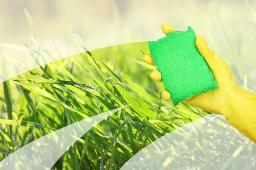 Professional cleaners in Kentishtown working in a modern home