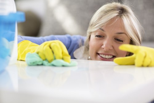 Specialist cleaning equipment used by cleaners in Kentishtown